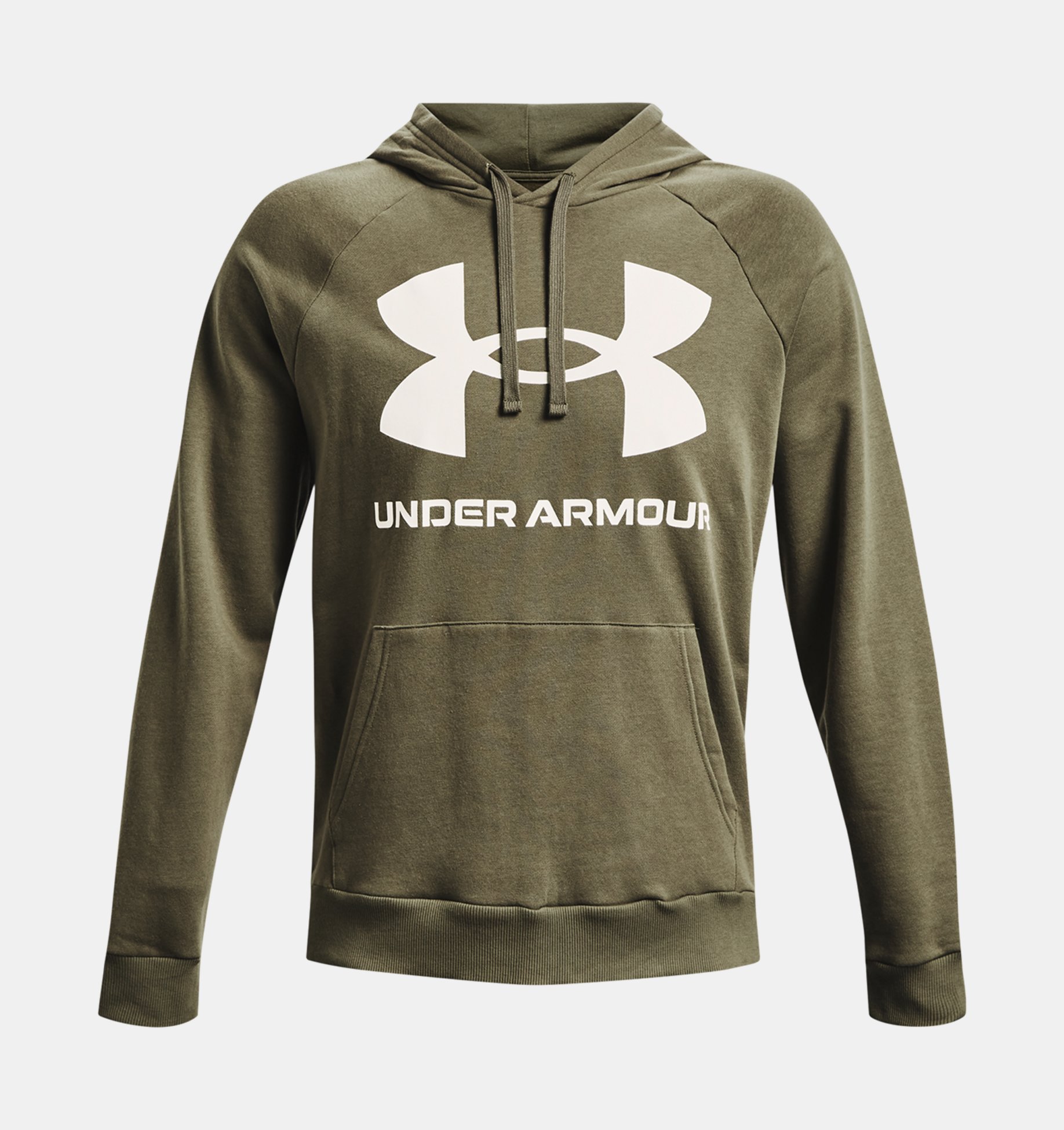 Under Armour Mens Rival Fleece Logo Hoodie Warm-up Top